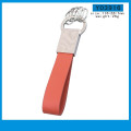 High Quality Custom Blank Metal PU Leather Key Ring